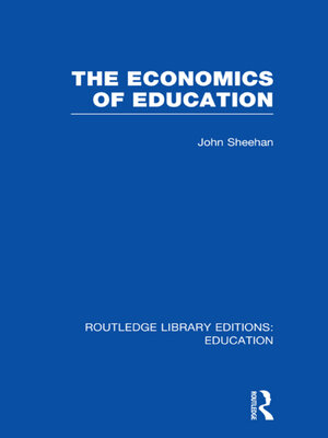cover image of The Economics of Education